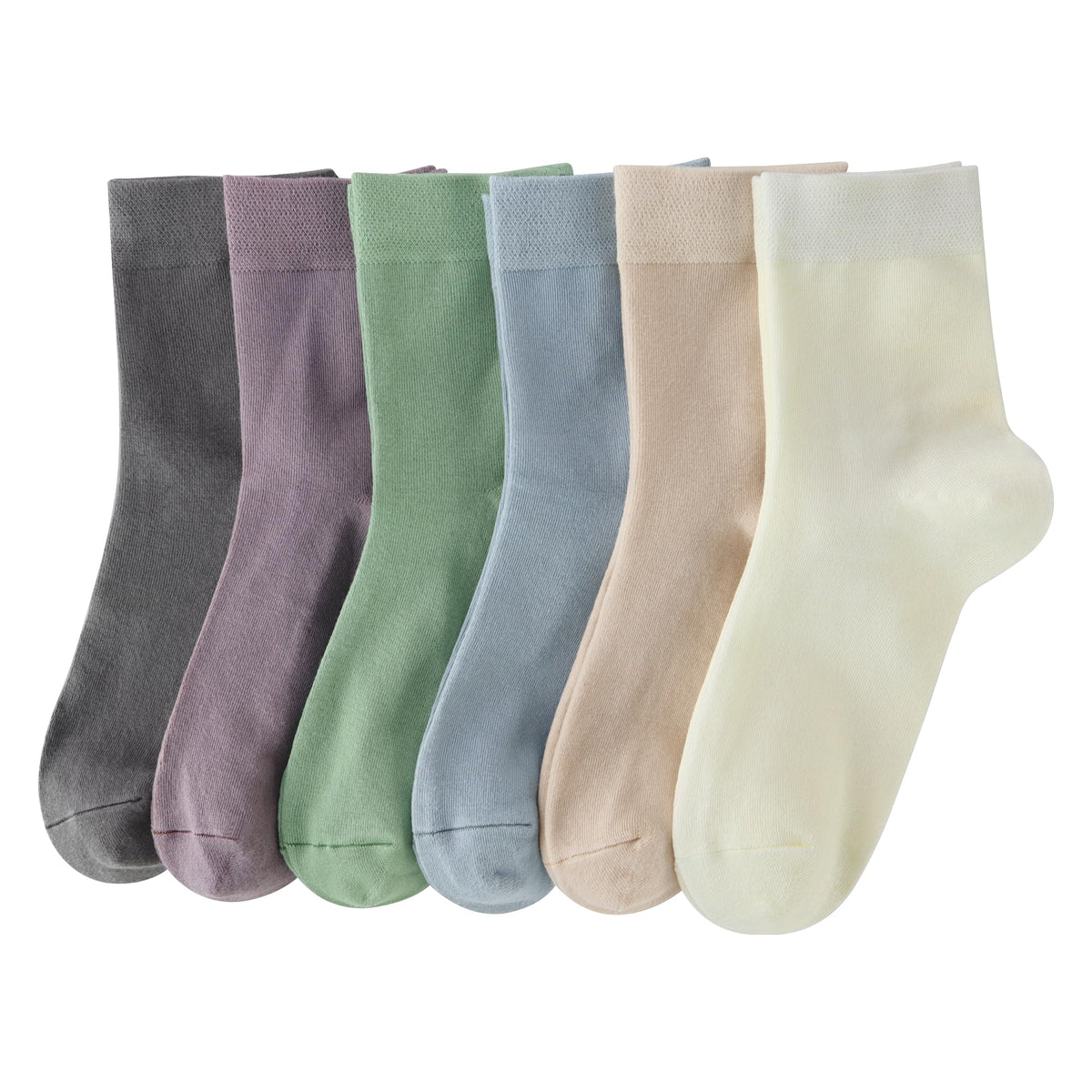 Rayon Bamboo Ankle Socks 6 Pairs M43888