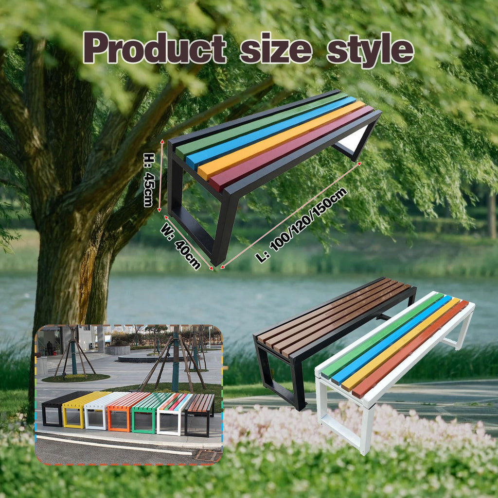 Metal Garden Bench U8400