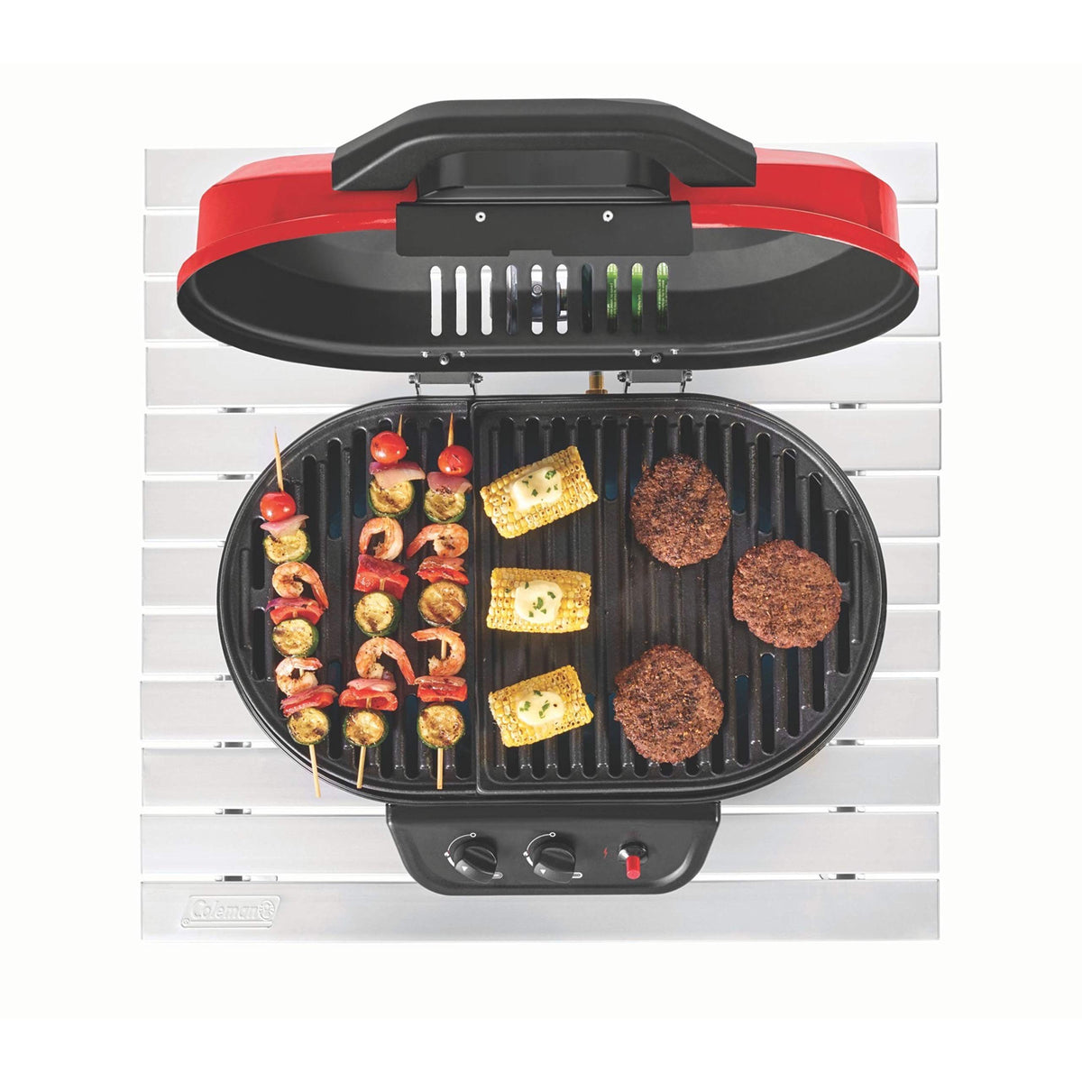 Portable 2-Burner Tabletop Gas Grill P33585