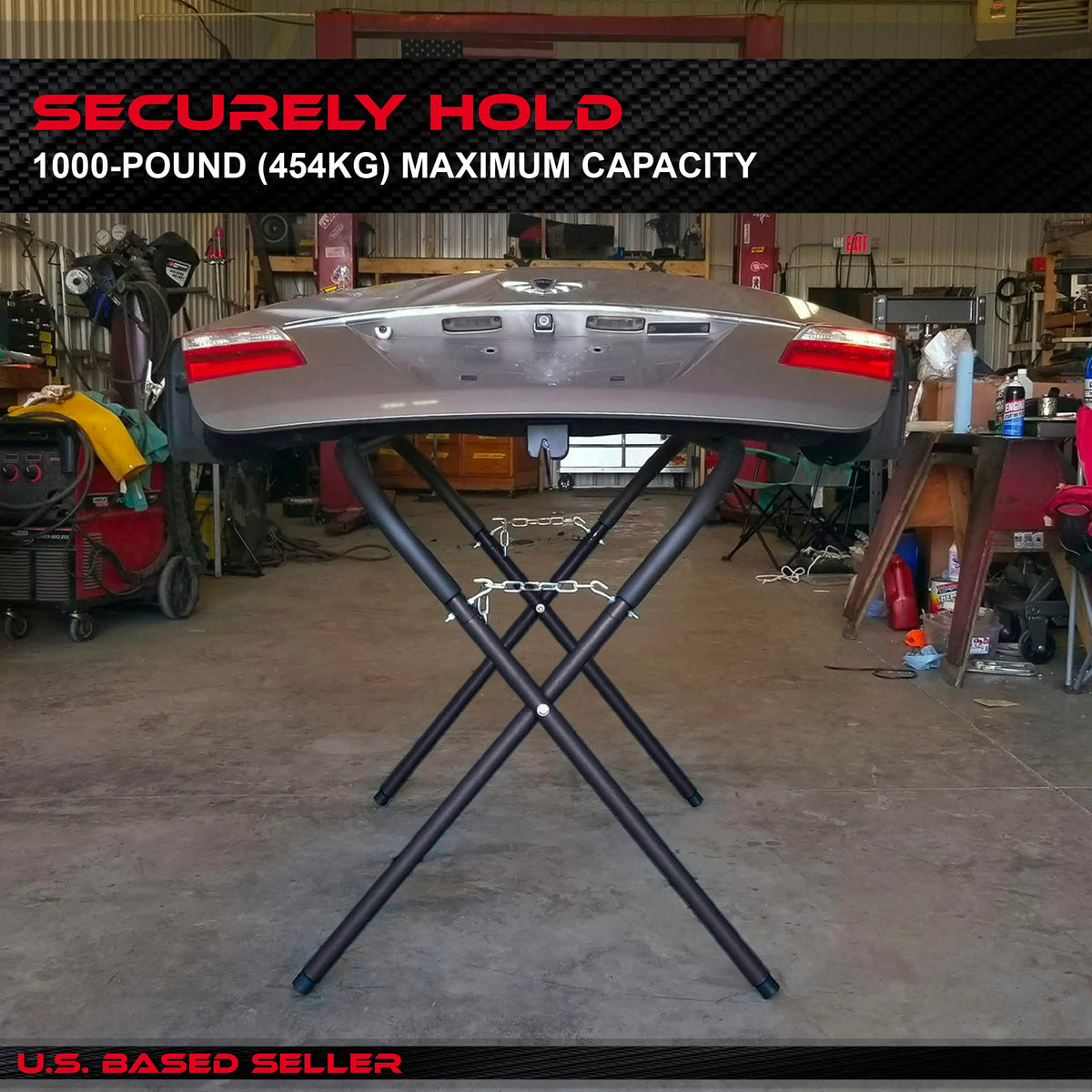 Folding Work Stand 2pk 2000lb Capacity Portable Workbench U130