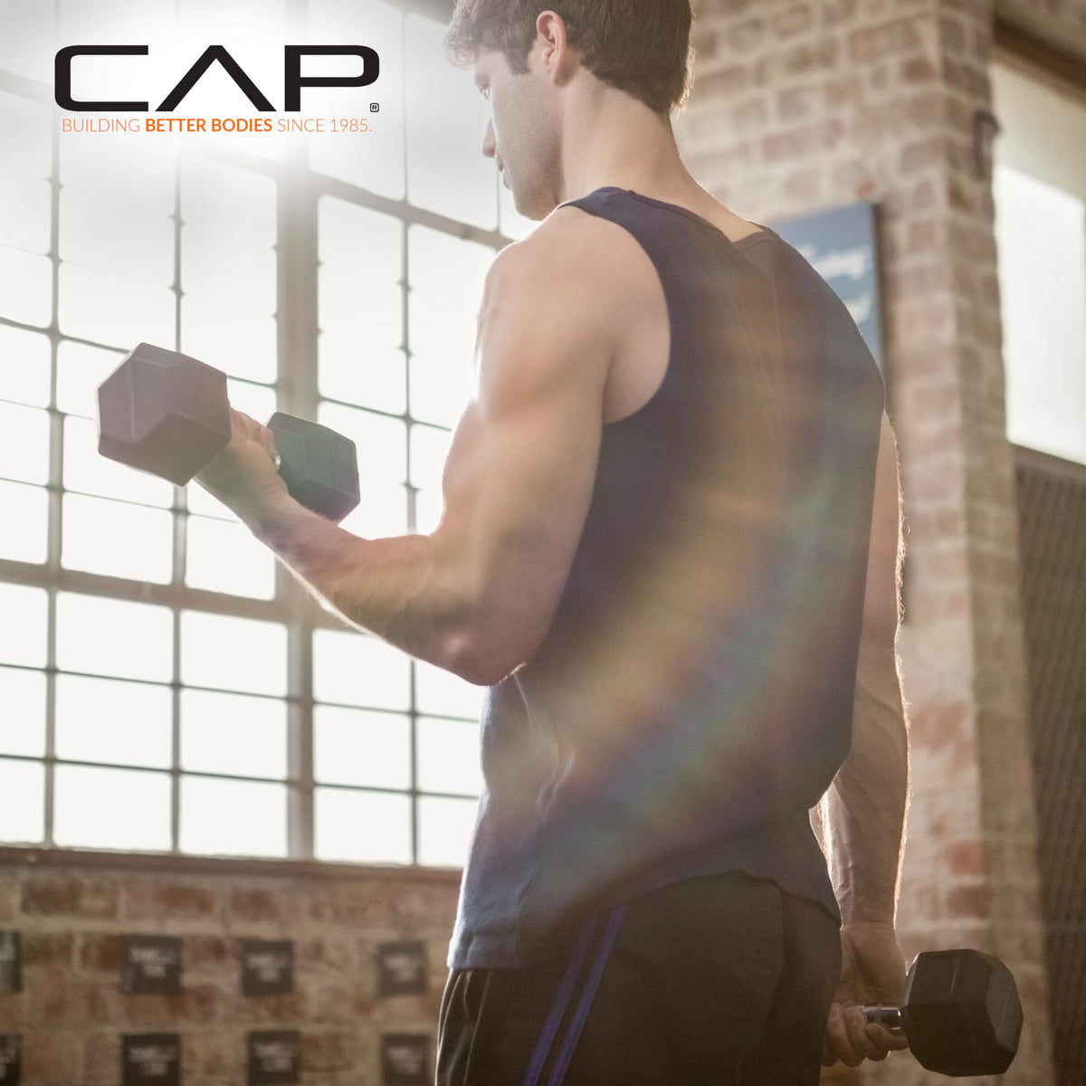 Rubber Coated Hex Dumbbells A527