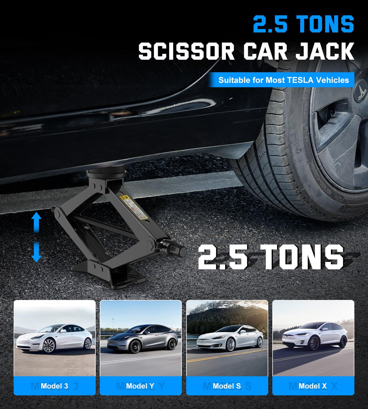 2.5 Ton Scissor Jack Kit G40507