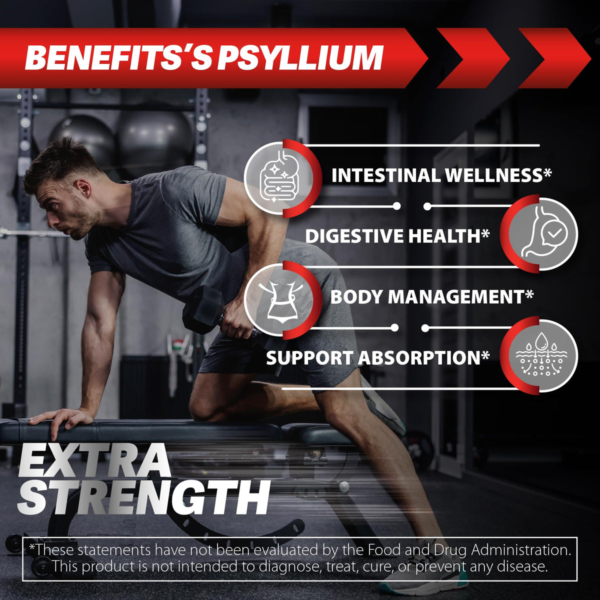 2400mg Psyllium Husk Capsules L164