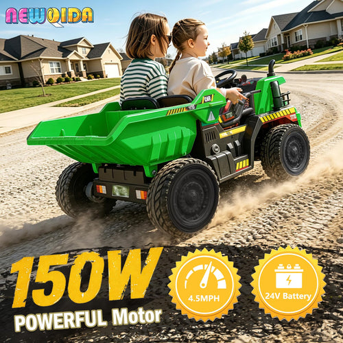 24V 2 Seater Ride on Dump Truck E139
