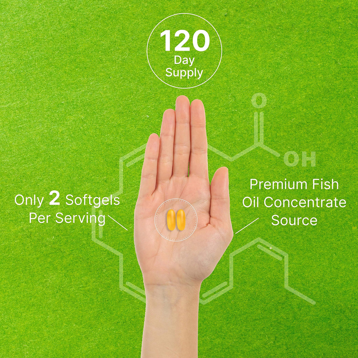 240 Softgels Lemon Flavor DHA 1000mg EPA 500mg Omega-3 Softgels Z183